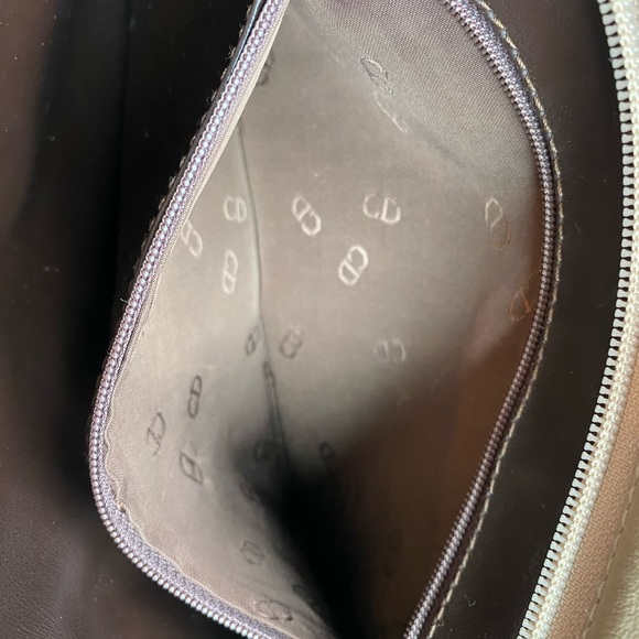 Authentic Vintage lambskin Christian Dior beige leather clutch - Picture 10 of 12